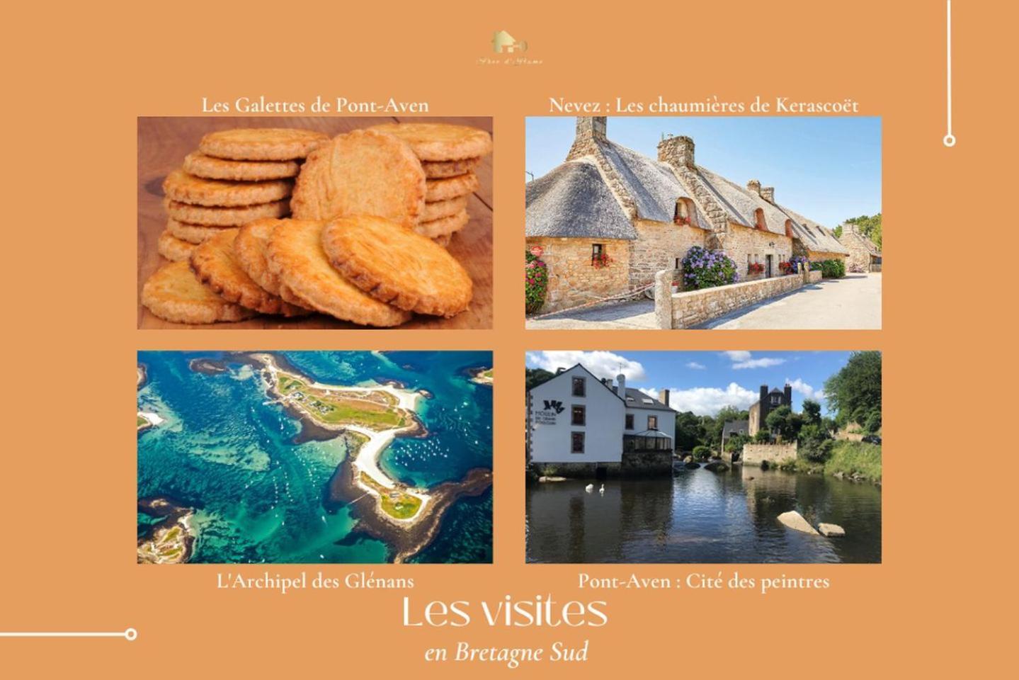 Keraven, Charmante Maisonnette, Piscine Commune 1-4 Personnes Moëlan-sur-Mer Zewnętrze zdjęcie